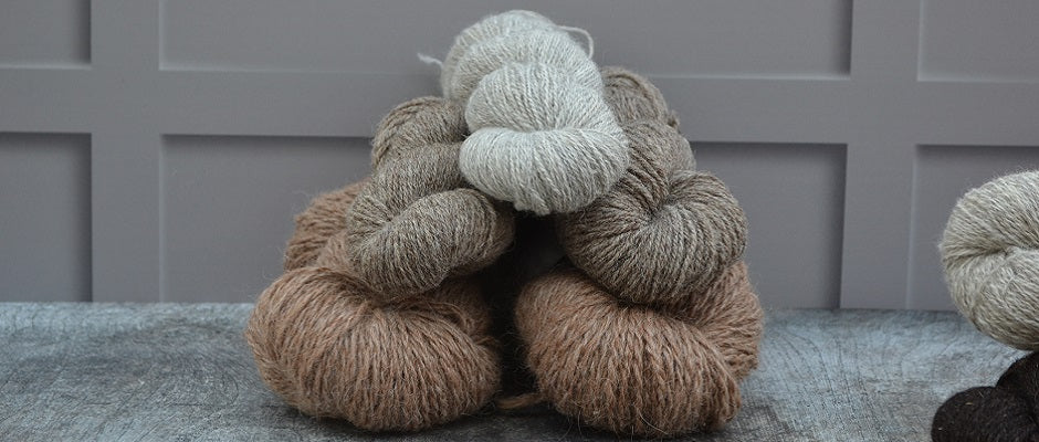 Undyed Yarn - Yarn for Hand Dyeing. Welsh and UK undyed yarn.