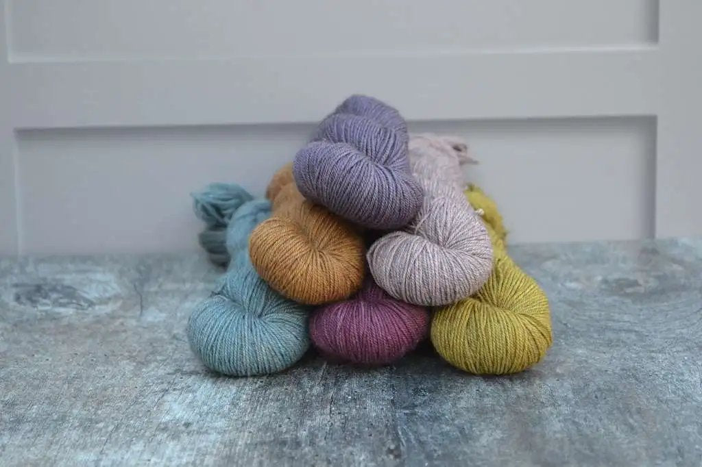 Hand Dyed Yarn UK - 50g Midi Skeins for your knitting and crochet wool projects