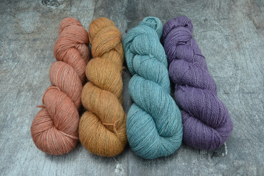 Hand Dyed Yarn 4 Ply - Bluefaced Leicester Gotland