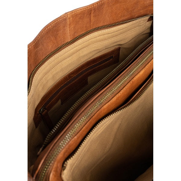 ReDesigned Evia Laptop bag, hand crafted in premium leather 6