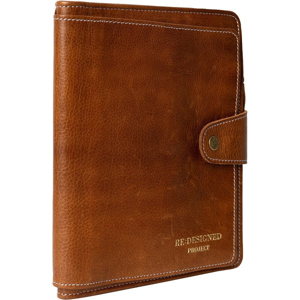 ReDesigned PROJECT 67 is a booklet style needle case. With several pages for different types of knitting needles. Walnut 1