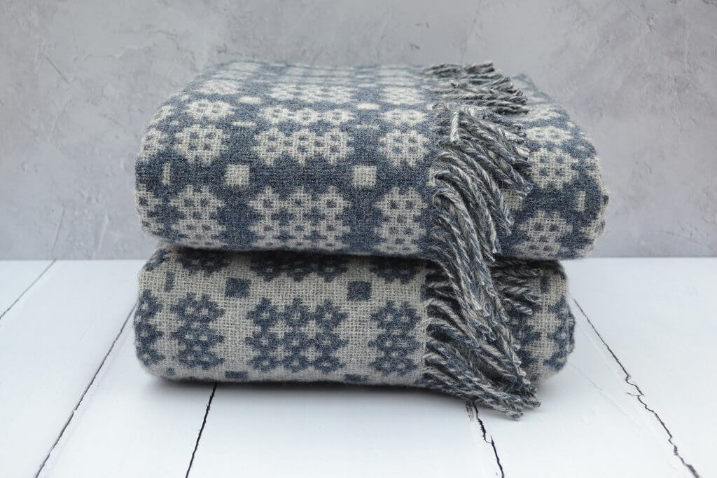 Welsh blanket - hand woven in Wales with pure new wool