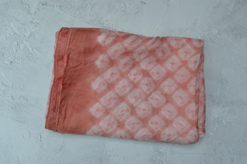 Hand tied and dyed Silk Scarf