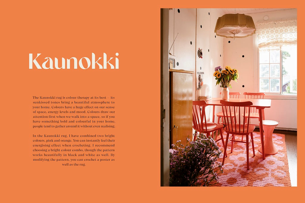 Laine Books Crochet Crush - Kaunokki Rug