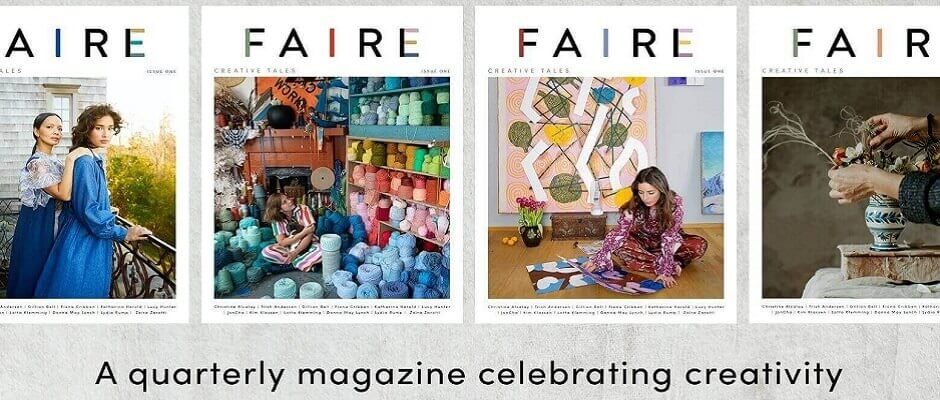 Faire Magazine - a luxury quarterly print magazine - crafting a creative life
