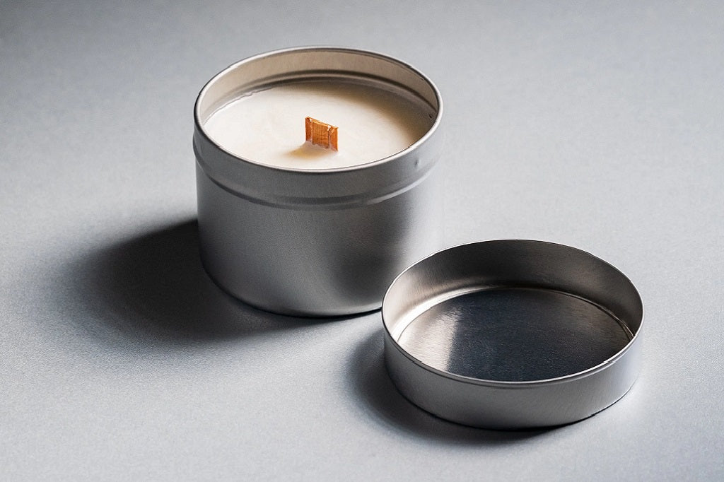 Candles in Tins. Hand poured with plant-based soy wax