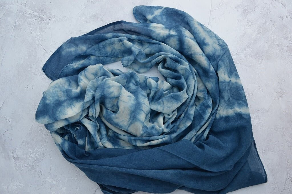 Hand dyed scarves and shawls - with natural dyes