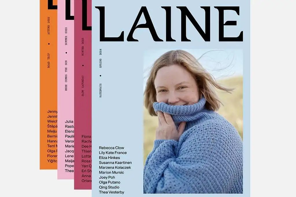 Laine magazine - quality publications for knitters. Also Laine Books
