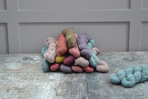 Hand Dyed Yarn, dyed with natural dyes - Yak mini