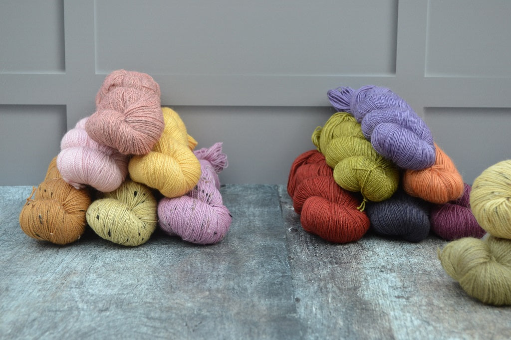 Hand dyed yarn UK - dyed with natural dyes, no exceptions