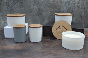 3 wick candle - Matt White 425g