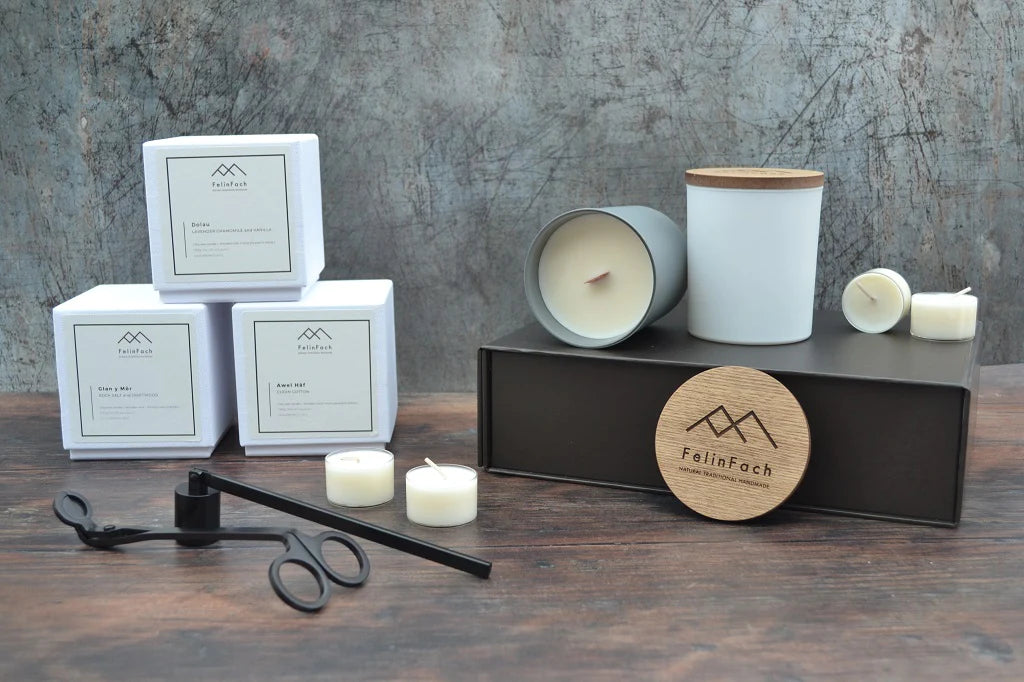 Handmade candles, hand poured soy candles with wooden wicks