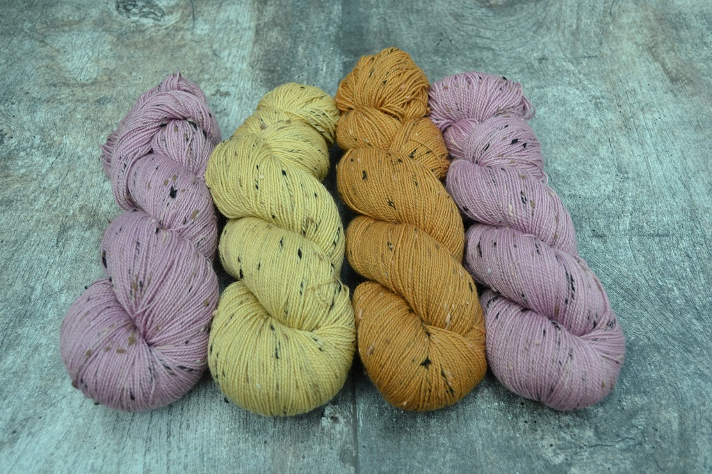 Hand Dyed Yarn, dyed with natural dyes - Blueface Leicester NEP 1