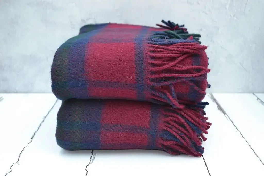 Welsh Blanket - Milton, A smaller "knee rug" size - beautiful, warm knee rug