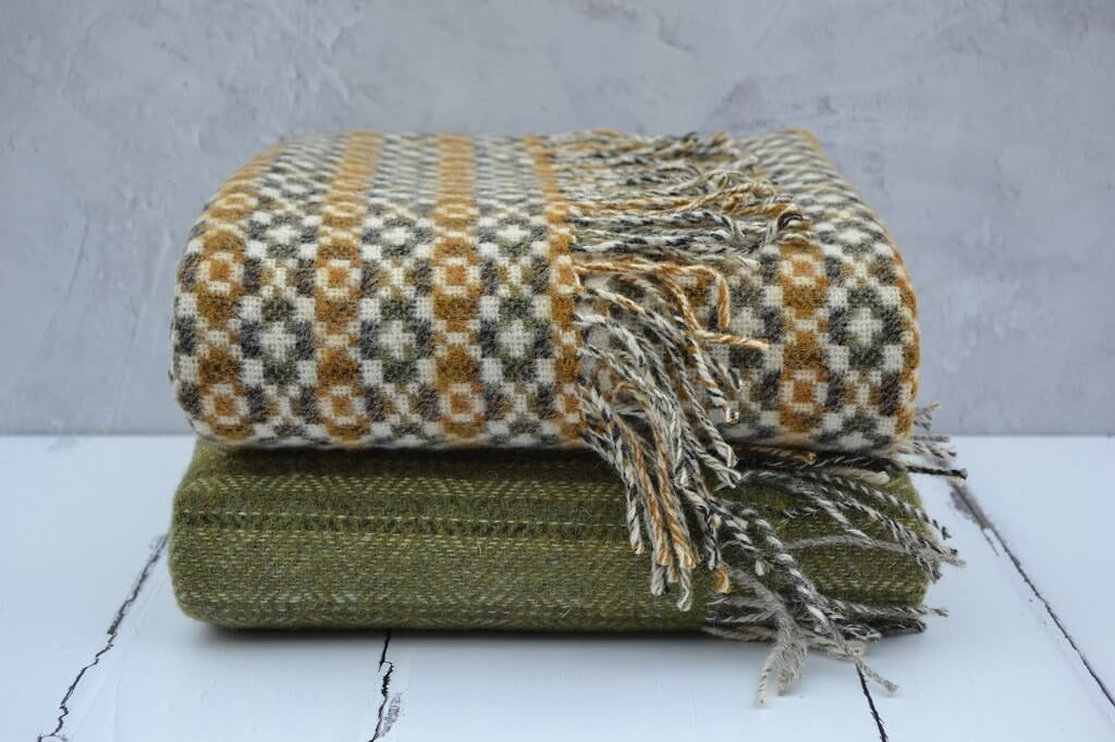 Welsh Blanket - Hand woven in Wales in limited numbers in pure new wool