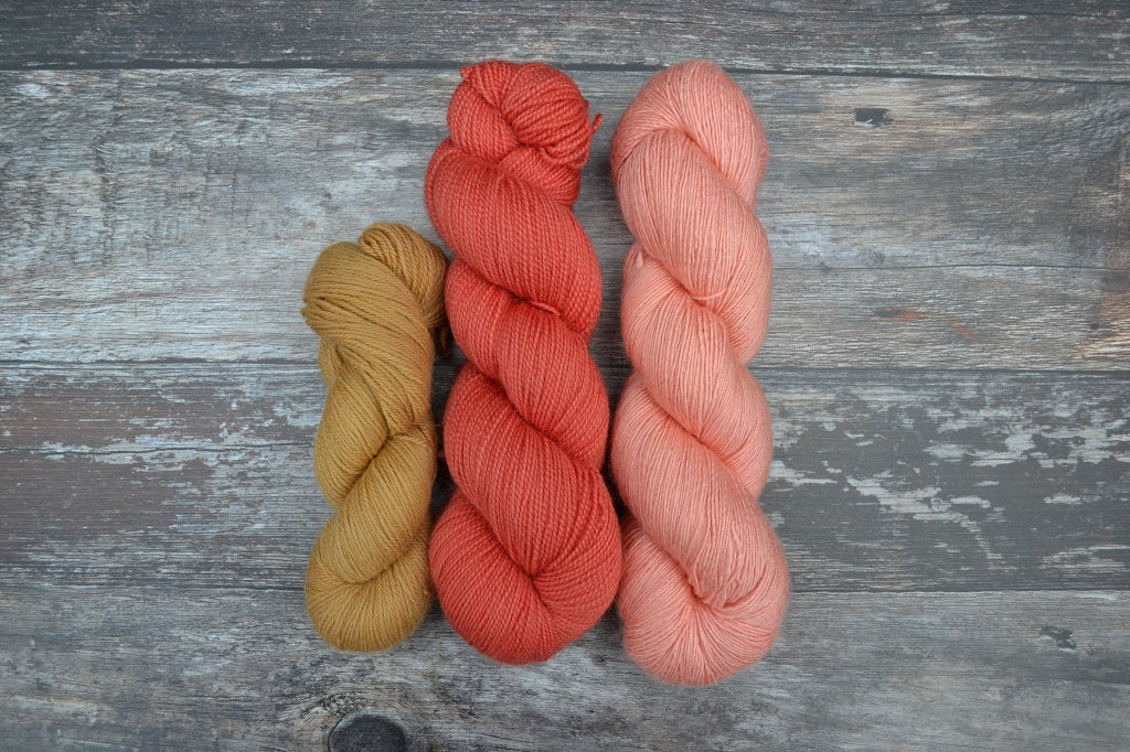 4 ply hand dyed yarn