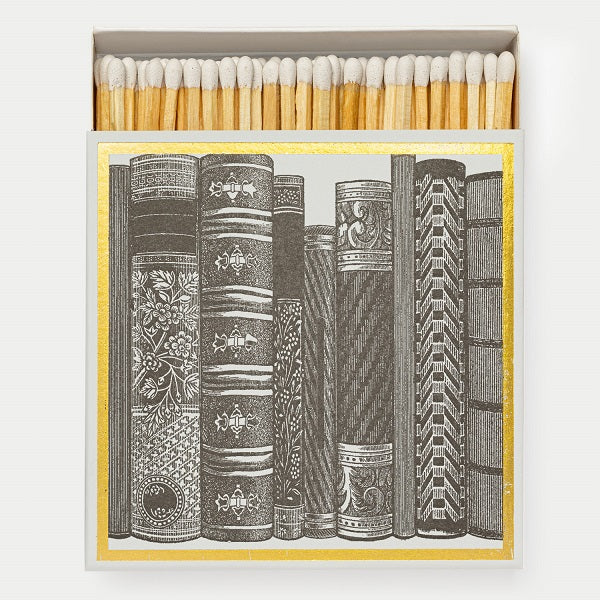 Archivist luxury candle matches - books