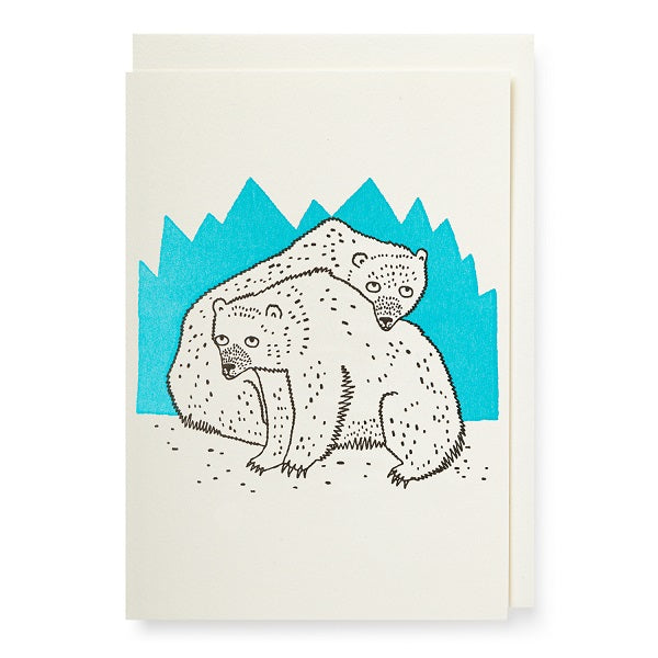 Archivist luxury greeting cards - Polar Bears