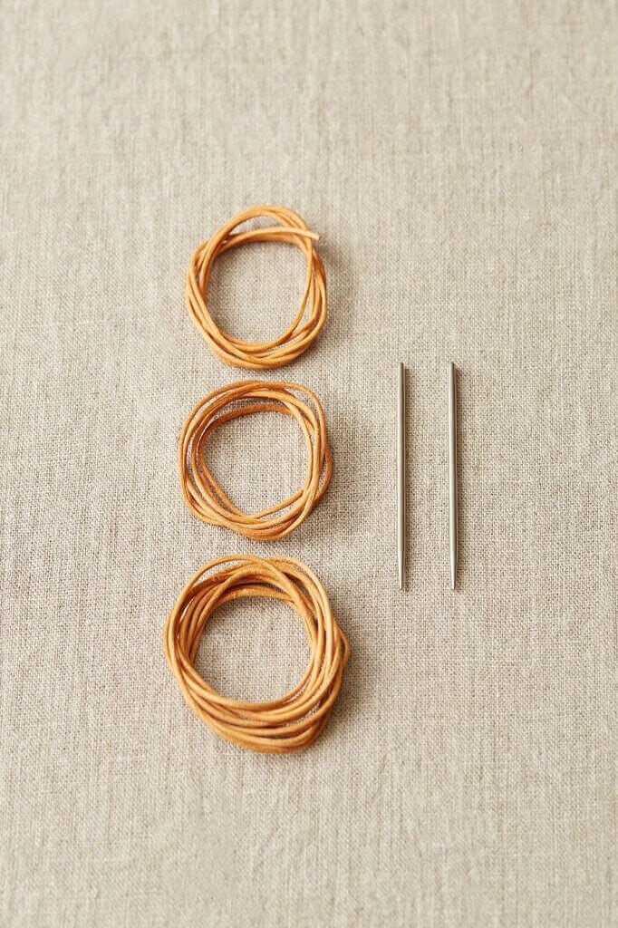 Cocoknits Leather Cord Kit - Made with the knitter's true needs in mind, Cocoknits has a smart range of knick-knacks designed to keep your yarn projects on track.  There is also a brilliant selection of stitch markers so you always know your place.