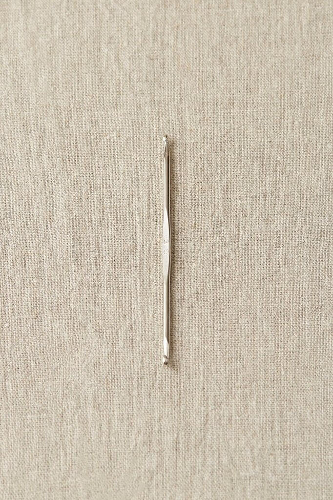 Cocoknits - This is a handy little double-ended nickel plated crochet hook that can be used to pick up dropped stitches in knitting projects.