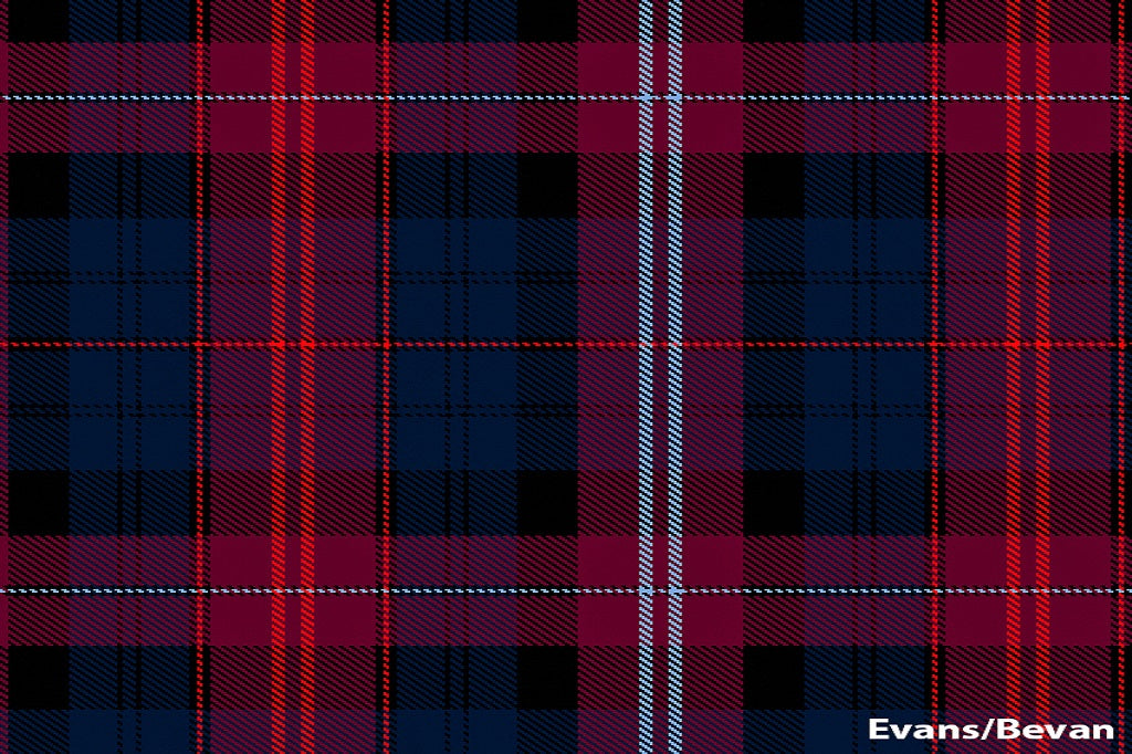 Evans - Bevan - Tartan Scarf Embrace your heritage with a luxury, pure new lambswool tartan scarf.