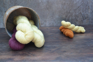 Hand Dyed Yarn Lace Silk-Merino