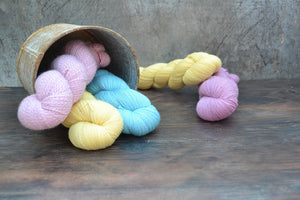 Hand Dyed Yarn Sock Organic Merino