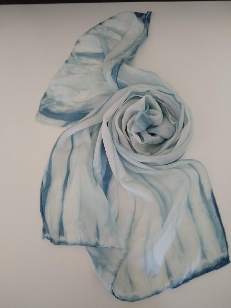 Whitesands silk scarf
