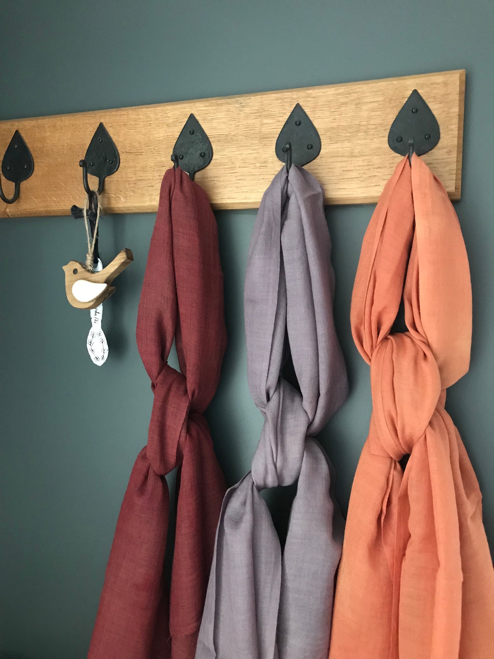 Handwoven and Hand Dyed Merino Wool Scarf