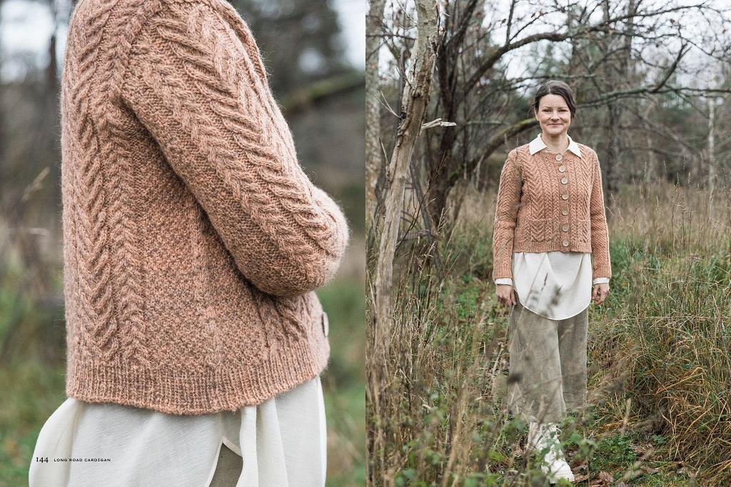 Laine Books - Contrasts - Cardigan pattern