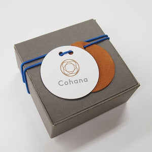 Cohana - Nambu Iron Paperweights, handmade to resemble a button are individually cast and painted in the Nambu style of ironworking. Their solid weight is perfect for holding cloth in place for sewing or dressmaking.