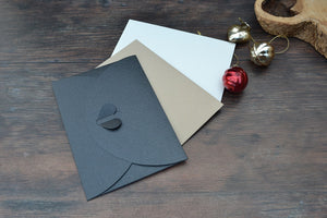 £1.50 Add a Charcoal Grey Butterfly Envelope