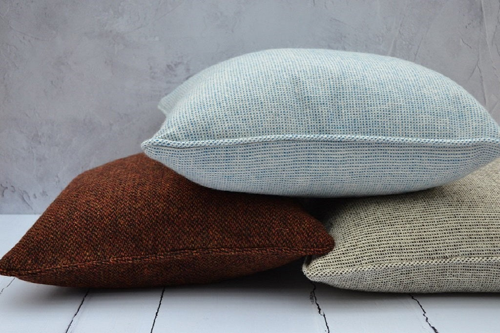 Knitted wool cushions online