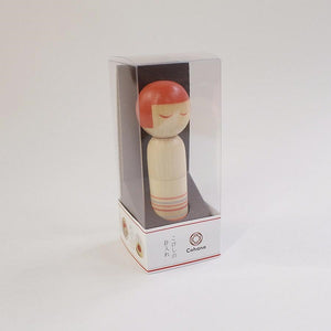 Cohana - Kokeshi Doll Pin Cushion - Designed as the traditional shape and bobbed hair of the kokeshi. The doll's base is magnetic to easily pick up fallen pins and needles. Each doll opens to reveal a pincushion and comes with three quality needles (pink)