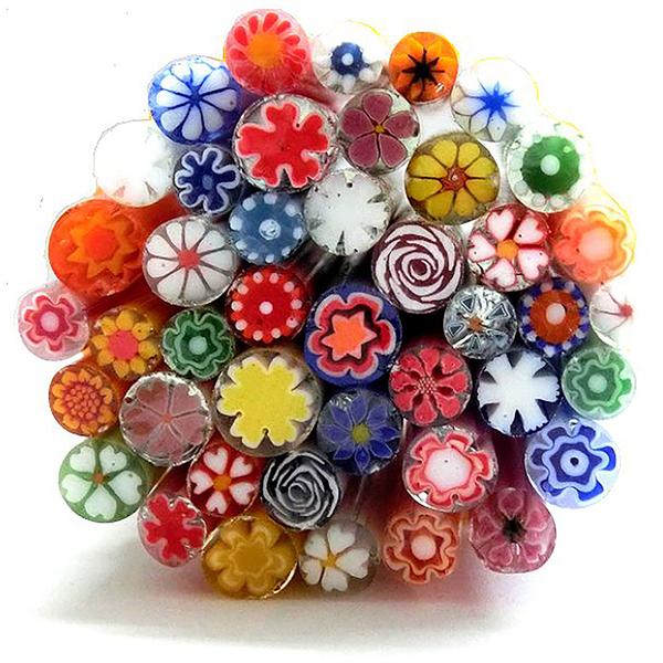 Cohana - Tombo-dana Glass Bead Sewing Pins - Exquisite sewing pins featuring a tombo-dama glass bead on the head produced in a variety of colours and unique designs. Tombo-dama literally means "dragonfly's eye - 3